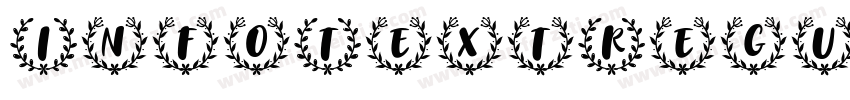 InfoTextRegular Caps字体转换